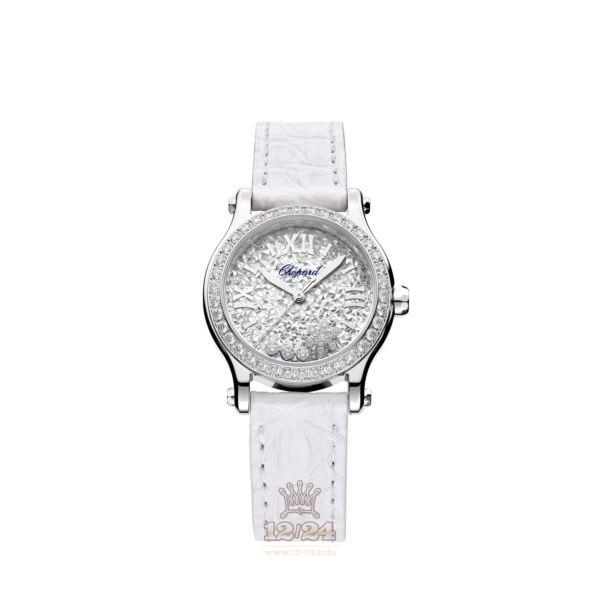 Chopard Happy Sport Watch 278573-3023 30 mm Stainless steel Case Silver Dial