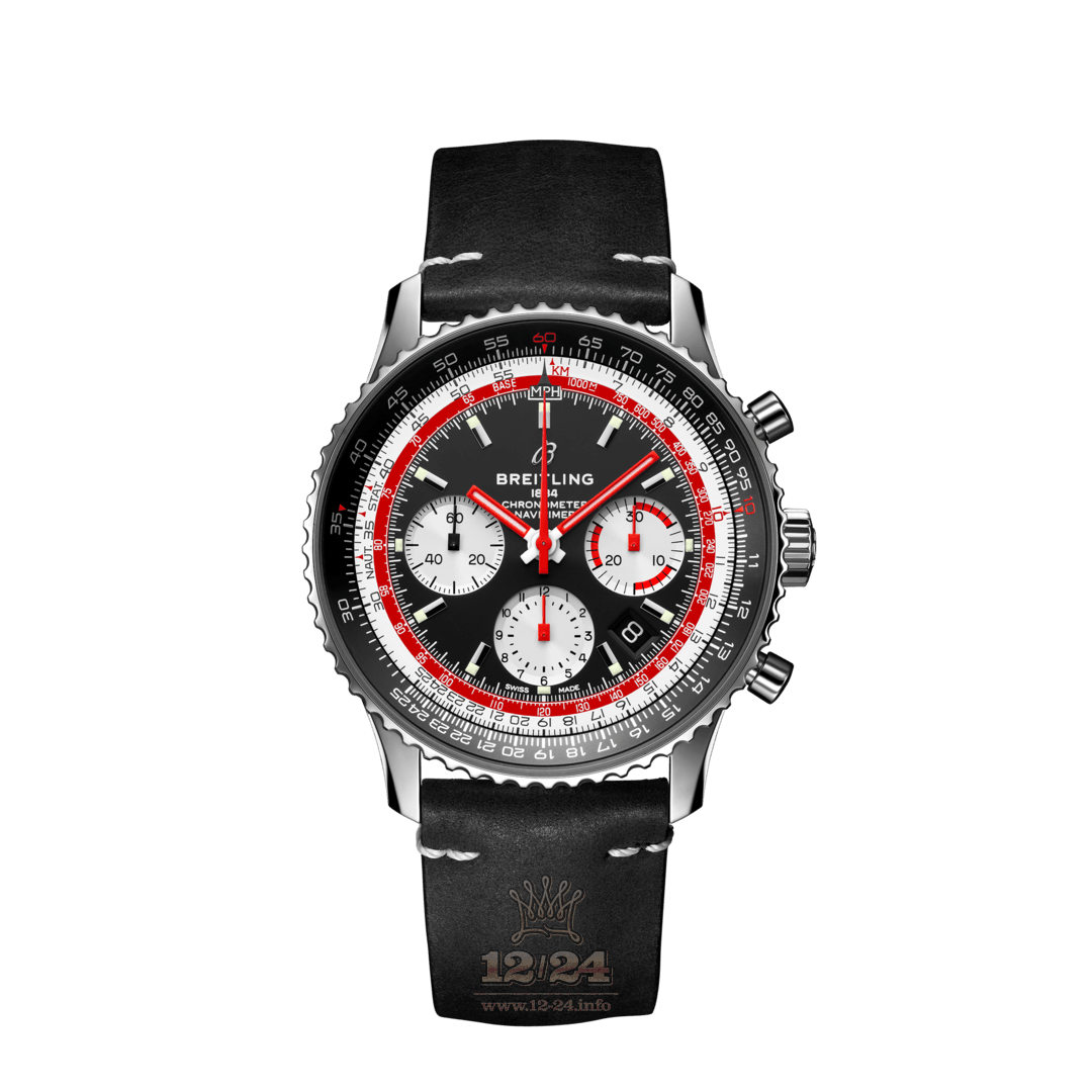 Breitling Navitimer Watch AB01211B1B1X1 43 mm Stainless steel Case Black Dial