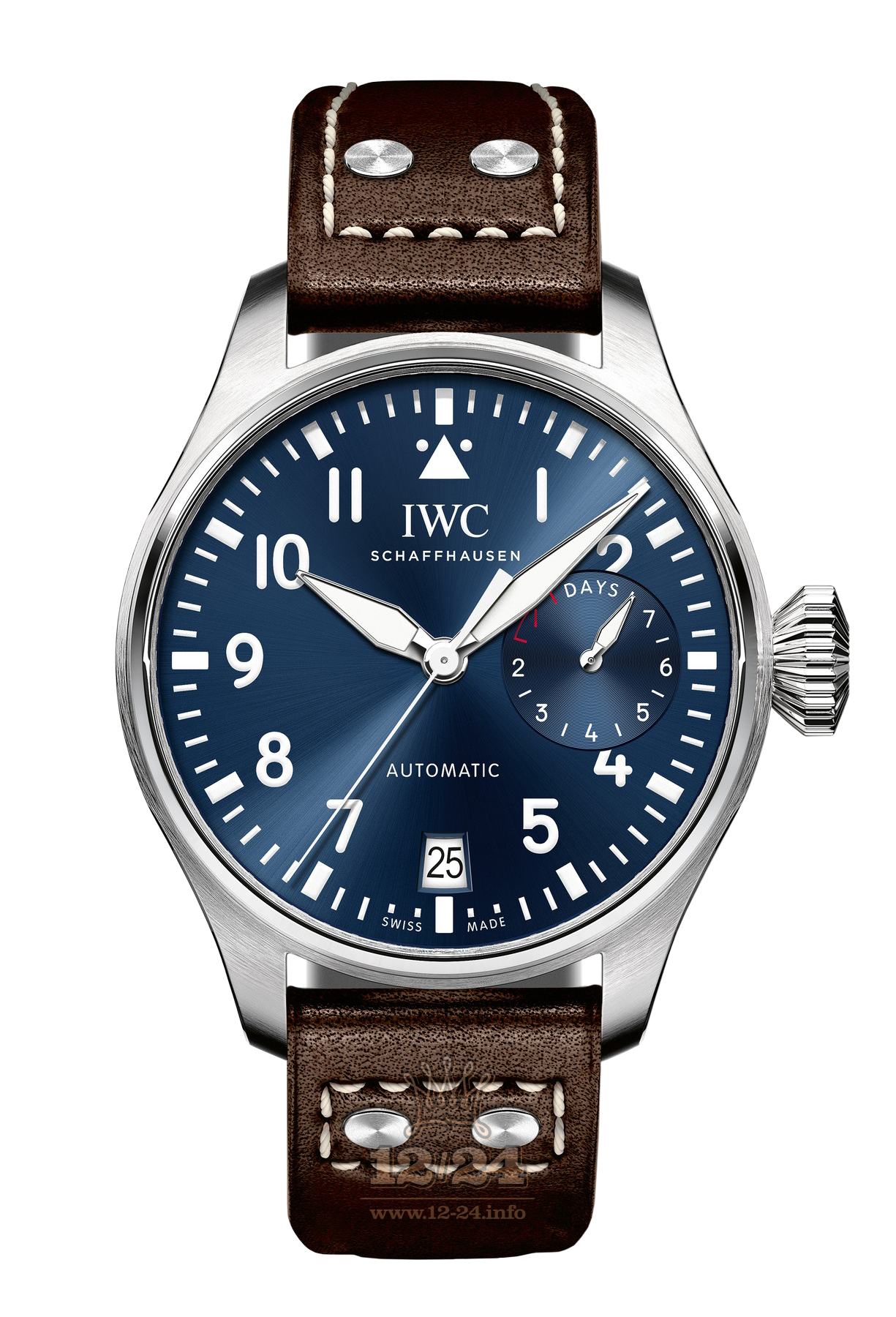 IWC Pilot s Watches Watch IW500916 46 mm Stainless steel Case Dark blue Dial