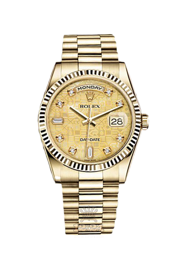 Rolex Day-Date Watch 118238-0105 36 mm Yellow gold Case Golden Dial