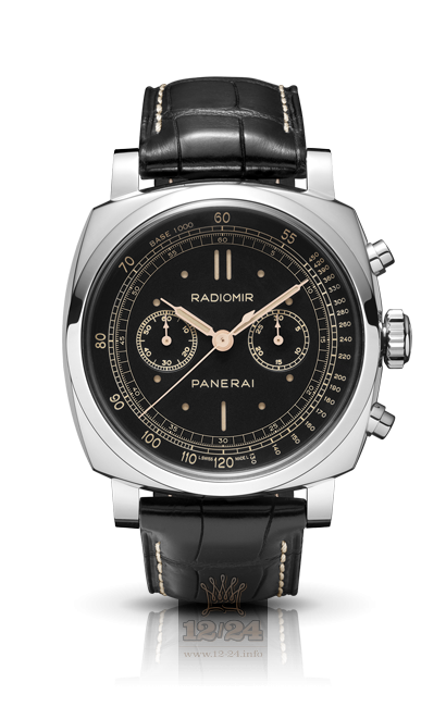 Panerai 2014 Watch PAM00520 45 mm White gold Case Black Dial