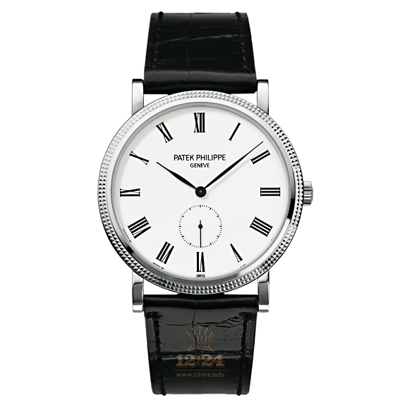 Patek Philippe Calatrava Watch 5119G-001 36 mm White gold Case White Dial