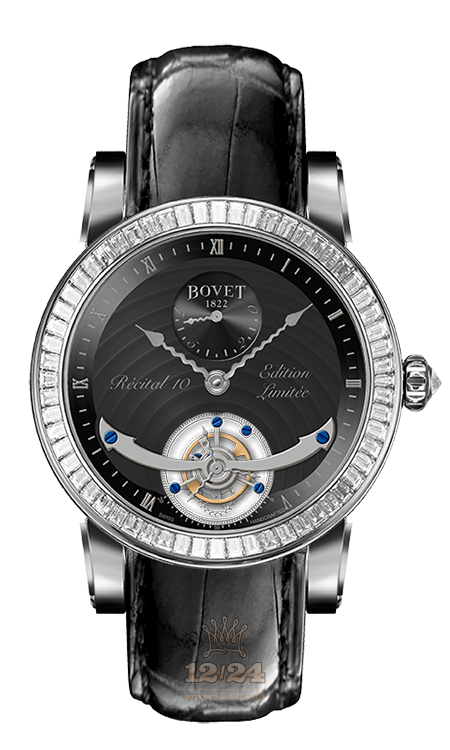 Bovet Dimier Watch R100002-SB1 46 mm White gold Case Black Dial