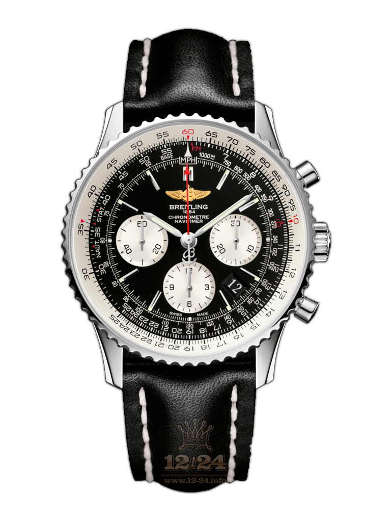 Breitling Navitimer Watch AB012012/BB01/435X/A20BA.1 43 mm Stainless steel Case Black Dial