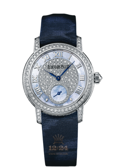 Audemars Piguet Jules Audemars Watch 77229BC.ZZ.A001MR.01 28 mm White gold Case White Silver Blue Dial