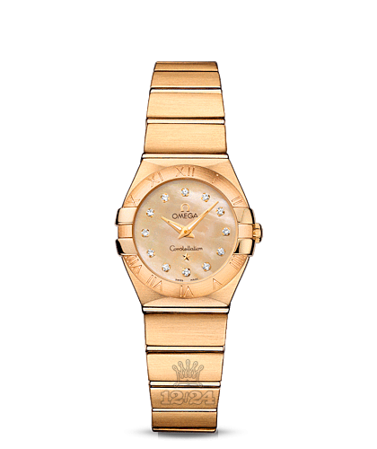 Omega Constellation Watch 123.50.24.60.57.001 24 mm Yellow gold Case