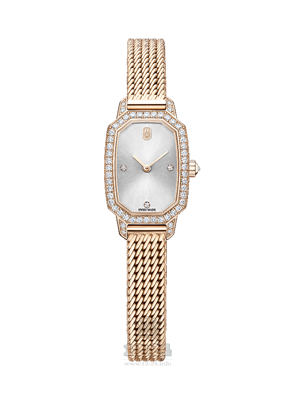 Harry Winston Emerald Collection Watch EMEQHM18RR002 24 mm Pink gold Case White Dial