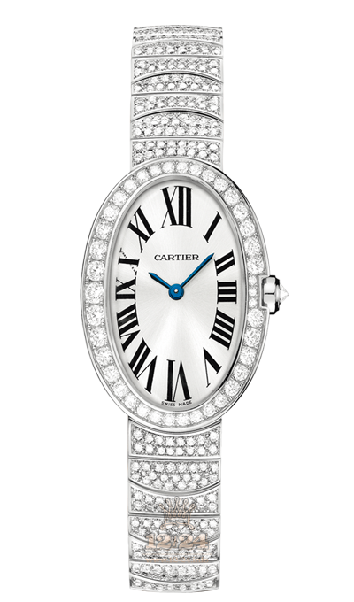 Cartier Baignoire Watch WB520011 32 mm White gold Case Silver Dial