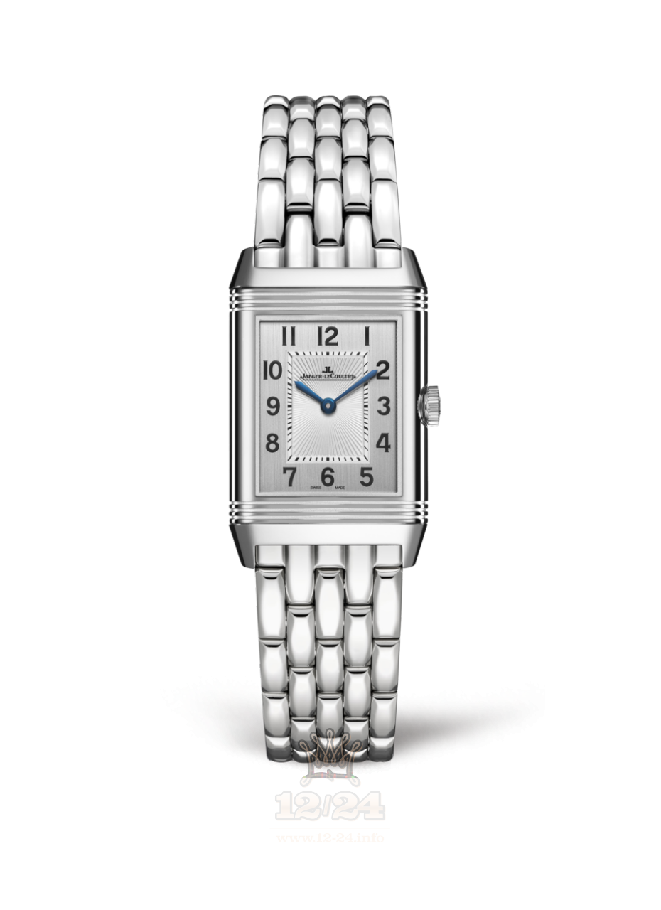 Jaeger-LeCoultre Reverso Watch 2608130 34 mm Stainless steel Case Gray Silver Dial