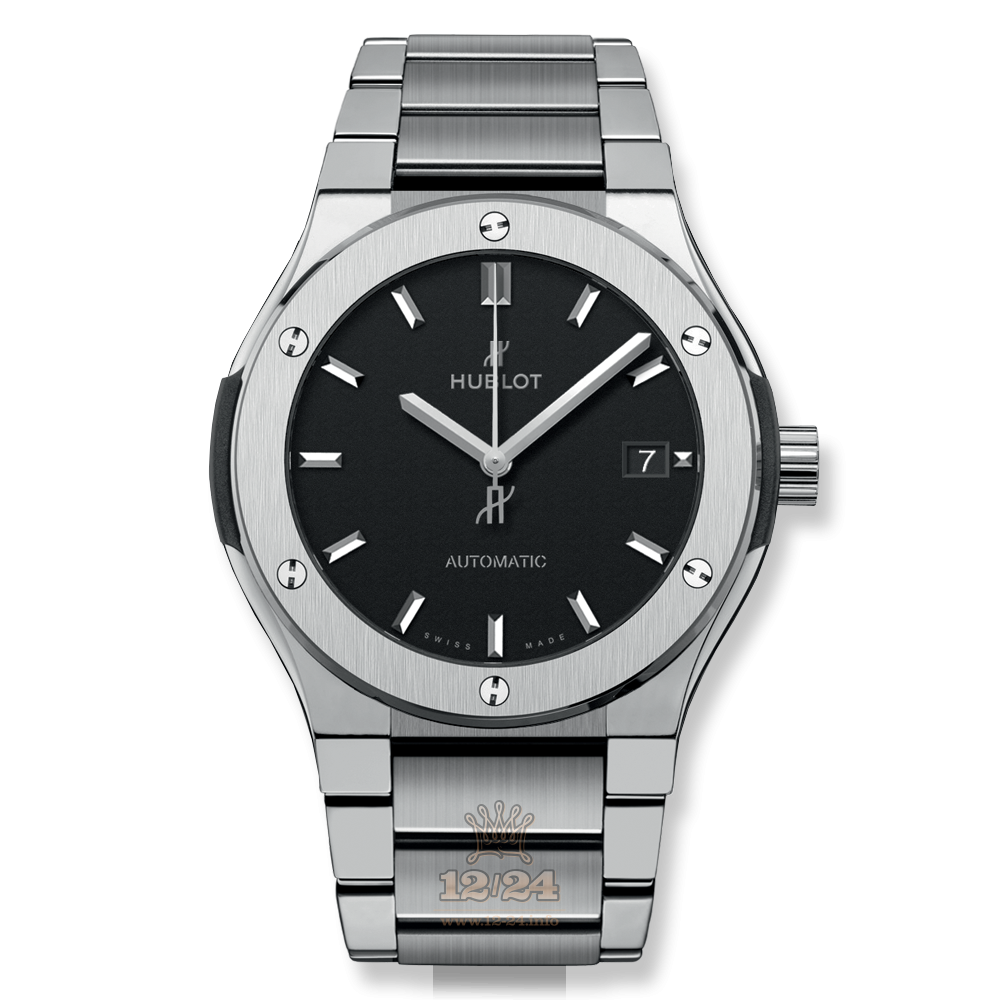 Hublot Classic Fusion Watch 510.NX.1170.NX 45 mm Titanium Case Black Dial