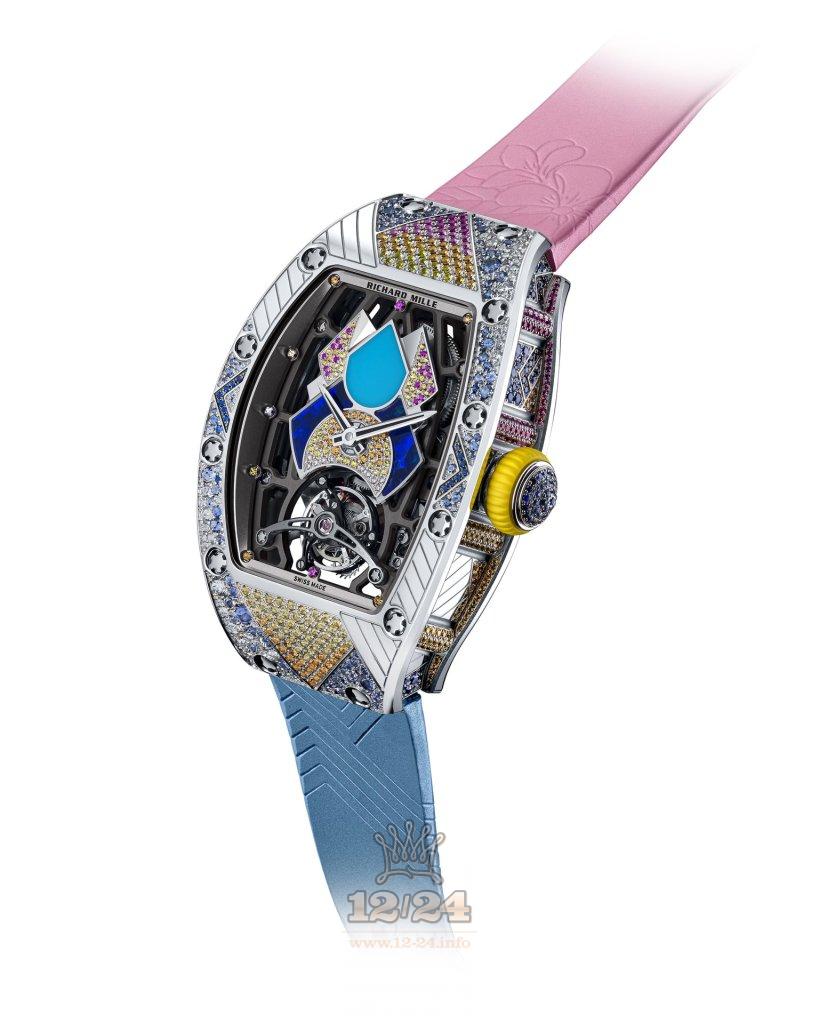 Richard Mille Women's Collection Watch RM 71-02 Jane 52 mm White gold Case