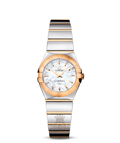Omega Constellation Watch 123.20.24.60.05.004 24 mm Steel / Yellow gold Case White Dial