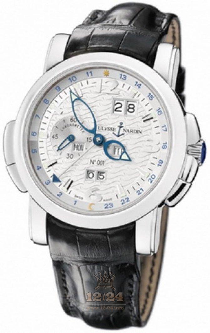 Ulysse Nardin Classic Watch 329-60 42 mm Platinum Case Silver Dial