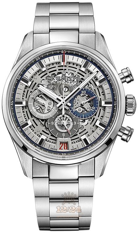 Zenith Chronomaster Watch 03.2081.400/78.M2040 42 mm Stainless steel Case Silver Dial