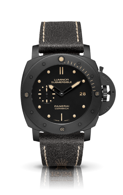 Panerai 2013 Watch PAM00508 47 mm Ceramics Case Black Dial