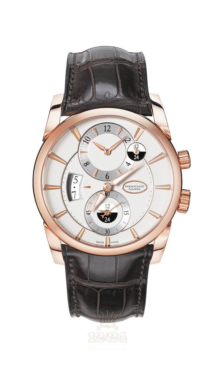Parmigiani Fleurier Tonda Watch PFC231-1002400-HA1241 Pink gold Case White Dial