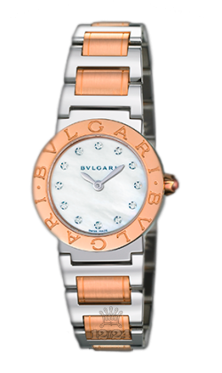 Bvlgari Bvlgari Bvlgari Watch 101887 BBL26WSPG/12 26 mm Steel / Pink gold Case White Dial