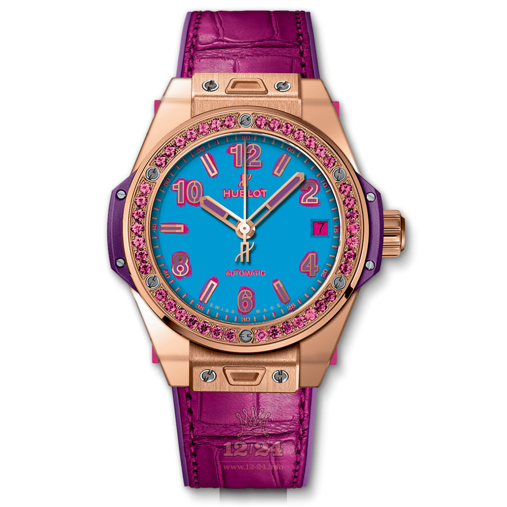 Hublot Big Bang Watch 465.OP.5189.LR.1233.POP16 39 mm Pink gold Case Blue Dial