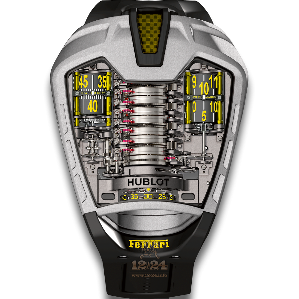 Hublot MP Collection Watch 905.NX.0001.RX Titanium Case Silver Dial