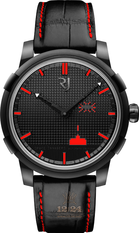 Romain Jerome Collaborations Watch RJ.M.AU.020.11 43 mm Stainless steel PVD coating Case Black Dial