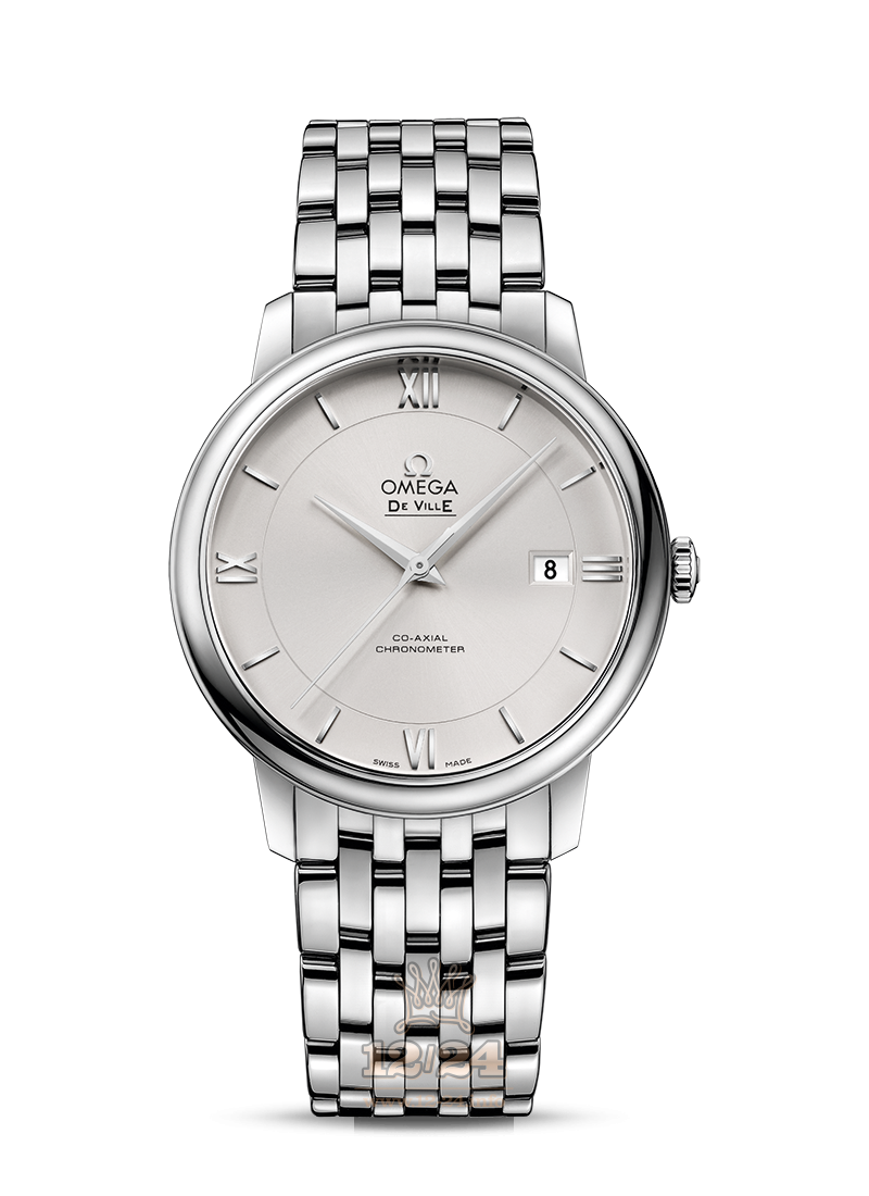 Omega Prestige Watch 424.10.40.20.02.003 40 mm Stainless steel Case Silver Dial