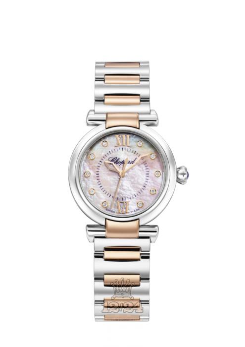 Chopard Imperiale Watch 388563-6014 29 mm Steel / Pink gold Case Pink Dial