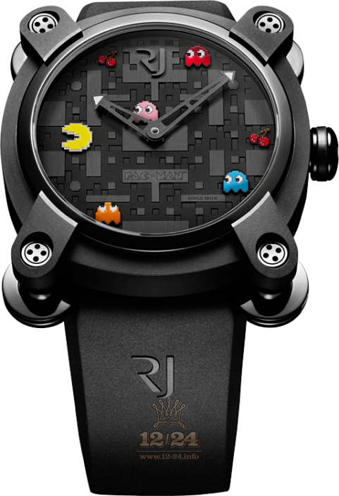 Romain Jerome Collaborations Watch RJ.M.AU.IN.009.04 46 mm Stainless steel PVD coating Case Black Dial