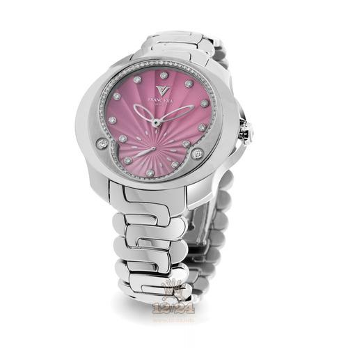 Franc Vila Tribute To Ladies Watch 80Q.SS.SL.ROS 41 mm Stainless steel Case Pink Dial