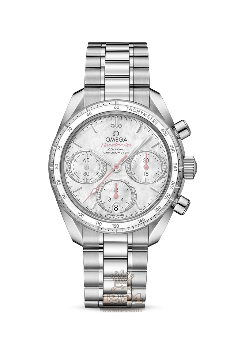 Omega Speedmaster 38 Watch 324.30.38.50.55.001 38 mm Stainless steel Case White Dial