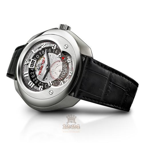 Franc Vila Neo Alta Watch 61N.Ti.001 49 mm Titanium DLC coating Case Gray Silver Dial