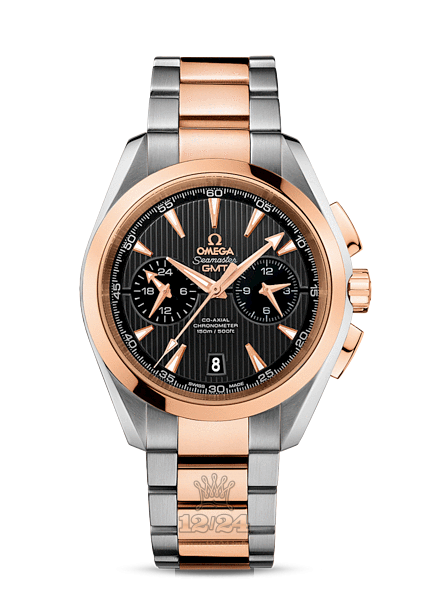 Omega Aqua Terra 150 M Watch 231.20.43.52.06.001 43 mm Steel / Pink gold Case Gray Dial