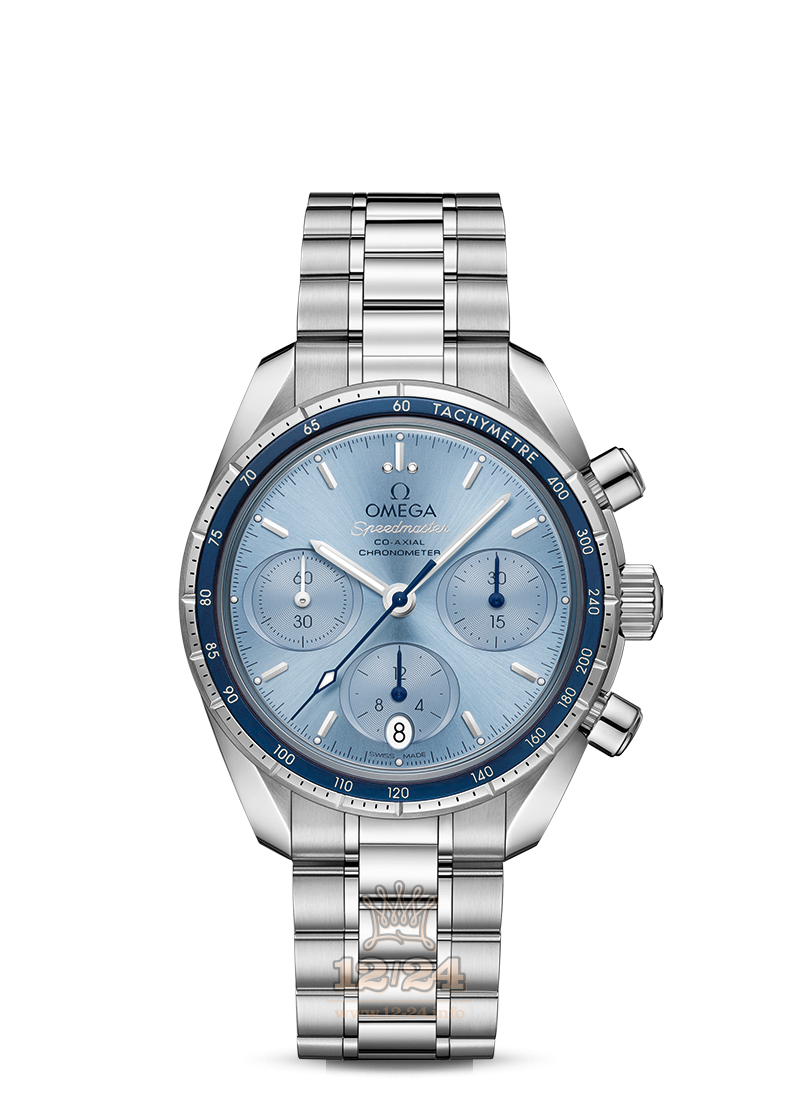 Omega Speedmaster Watch 324.30.38.50.03.001 38 mm Stainless steel Case Blue Dial