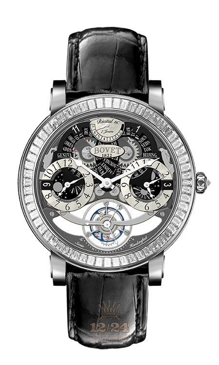 Bovet Dimier Watch R160006-SB1 46 mm White gold Case White Dial