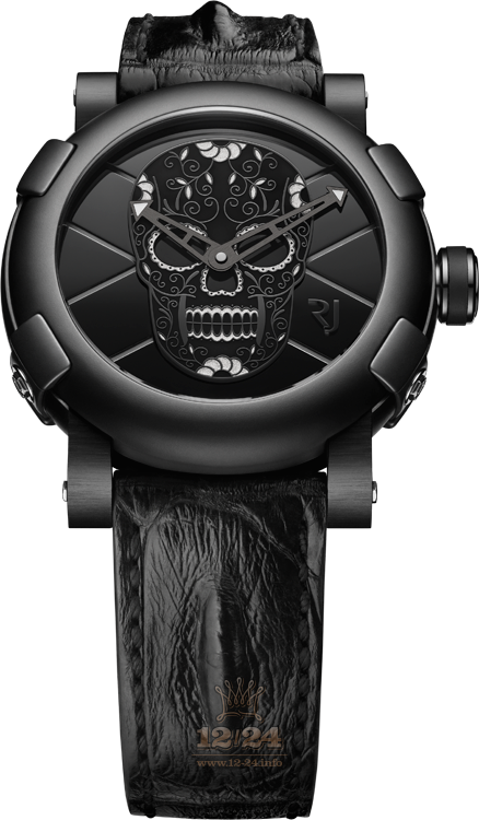 Romain Jerome Collaborations Watch RJ.T.AU.FM.001.10 46 mm Stainless steel PVD coating Ceramics Case Black Dial