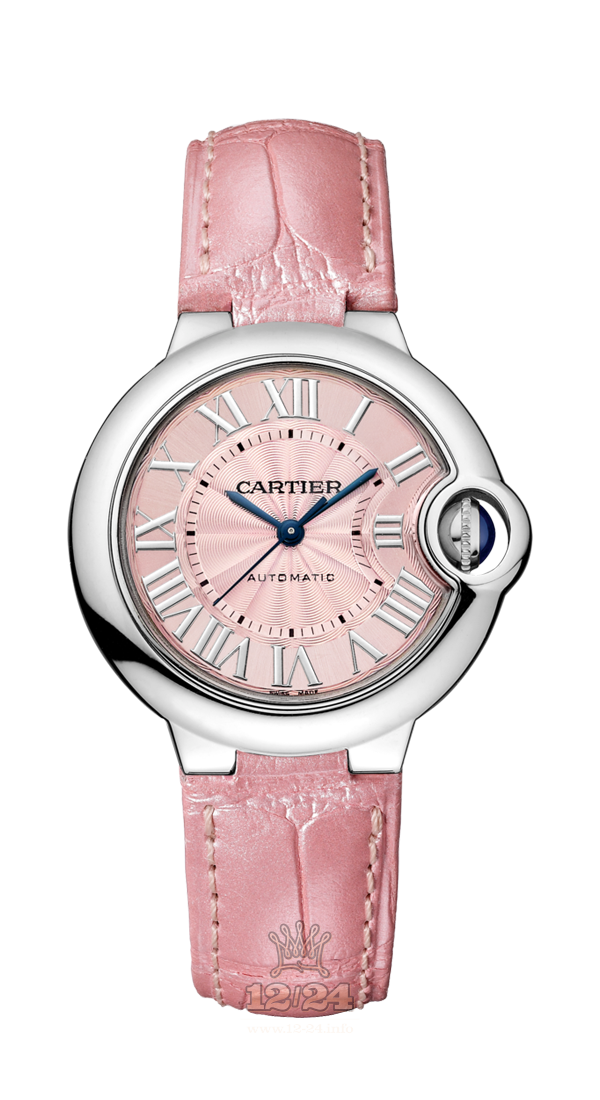 Cartier Ballon Bleu de Cartier Watch WSBB0002 33 mm Stainless steel Case Pink Dial