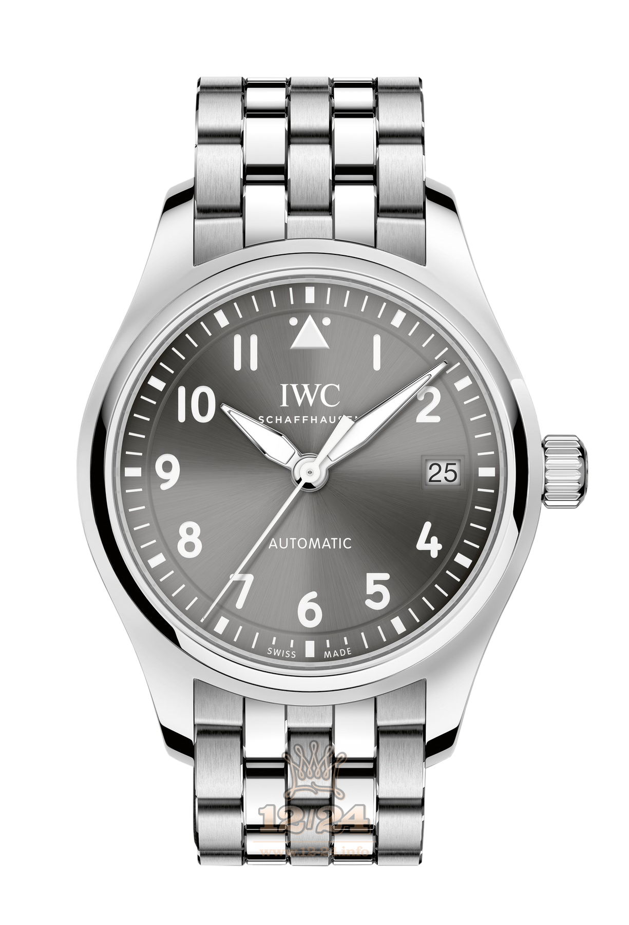 IWC Pilot s Watches Watch IW324002 36 mm Stainless steel Case Gray Dial