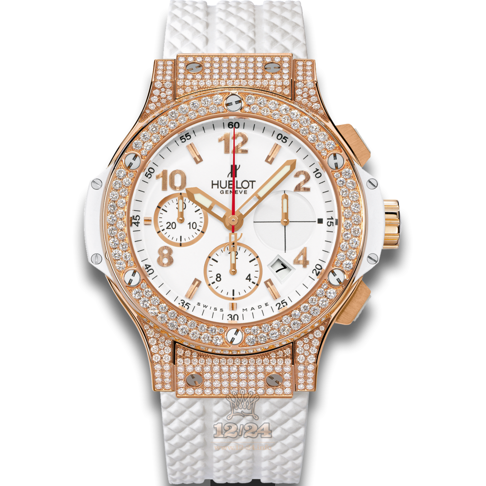 Hublot Big Bang Watch 341.PE.2010.RW.1704 41 mm Red gold Case White Dial