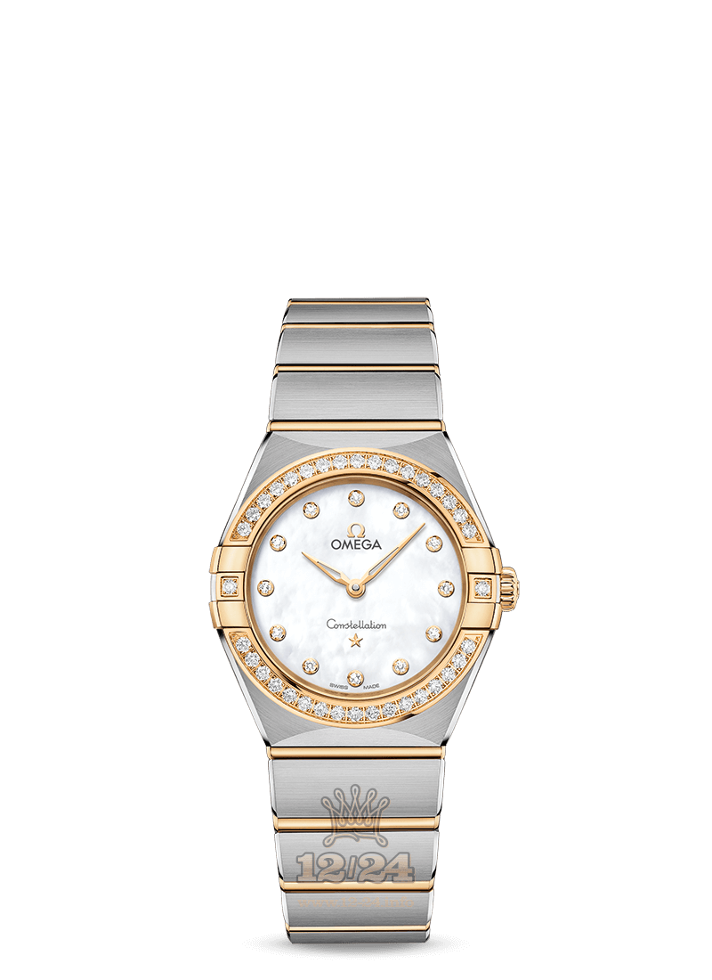 Omega Constellation Watch 131.25.28.60.55.002 28 mm Steel / Yellow gold Case White Dial
