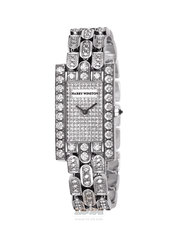 Harry Winston The Avenue Collection Watch AVEQHM21WW001 21 mm White gold Case Silver Dial