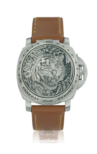 Panerai 2004 Watch PAM00813 44 mm Stainless steel Case Black Gray Dial