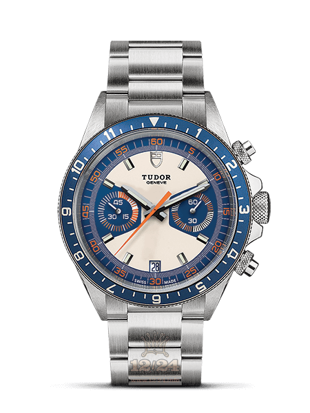 Tudor Chrono Watch M70330B-0001 42 mm Stainless steel Case White Dark blue Dial