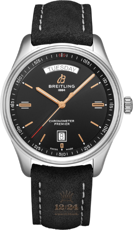 Breitling Premier Watch A45340241B1X2 40 mm Stainless steel Case Black Dial