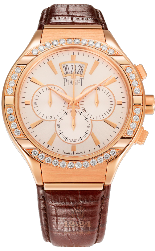Piaget Piaget Polo Watch G0A38038 43 mm Pink gold Case Silver Dial