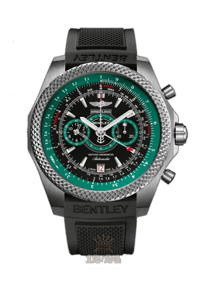 Breitling Breitling for Bentley Watch E2736536/BB37/220S/E20DSA.2 49 mm Titanium Case Black Green Dial