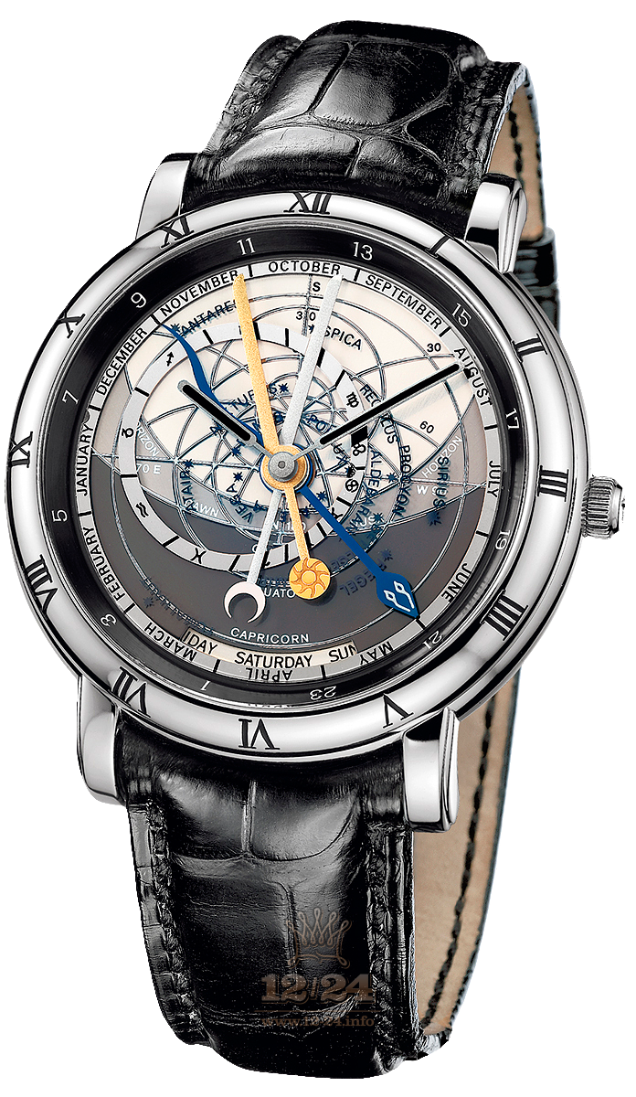 Ulysse Nardin Classic Watch 999-70 41 mm Platinum Case Black Dial