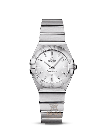 Omega Constellation Watch 123.10.27.60.02.001 27 mm Stainless steel Case Silver Dial