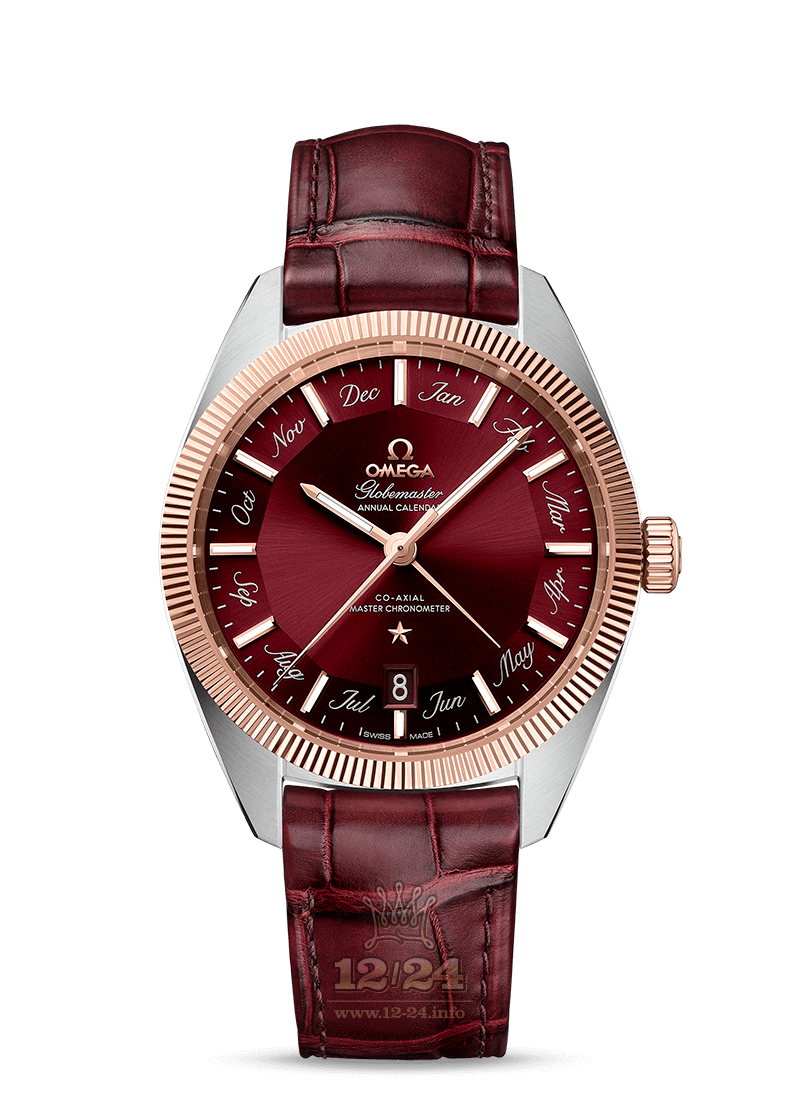 Omega Constellation Watch 130.23.41.22.11.001 41 mm Stainless steel Pink gold Case Red Dial
