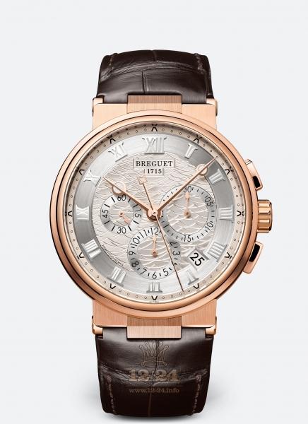 Breguet Marine Watch 5527BR/12/9WV 42 mm Pink gold Case