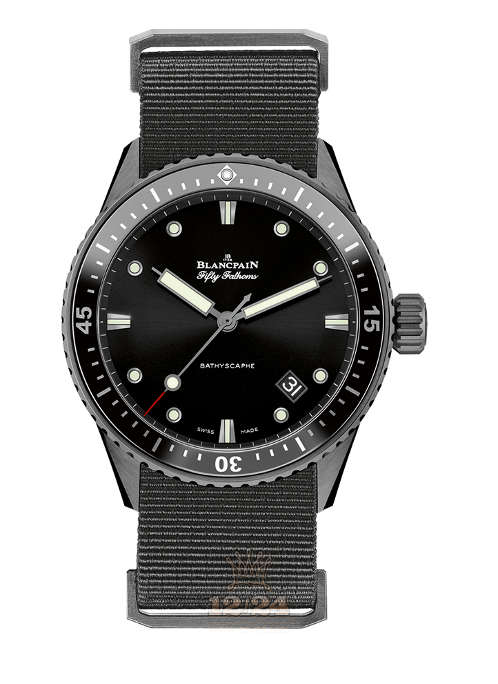 Blancpain Fifty Fathoms Watch 5000-0130-NAB A 44 mm Ceramics Case Black Dial