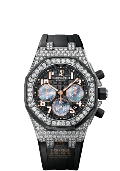 Audemars Piguet Royal Oak Offshore Watch 26212CK.ZZ.D002CA.01 37 mm White gold Case Black Dial